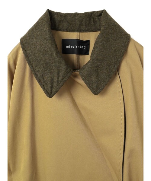 mizuiroind（ミズイロインド） コート アウター ワイドロングコート