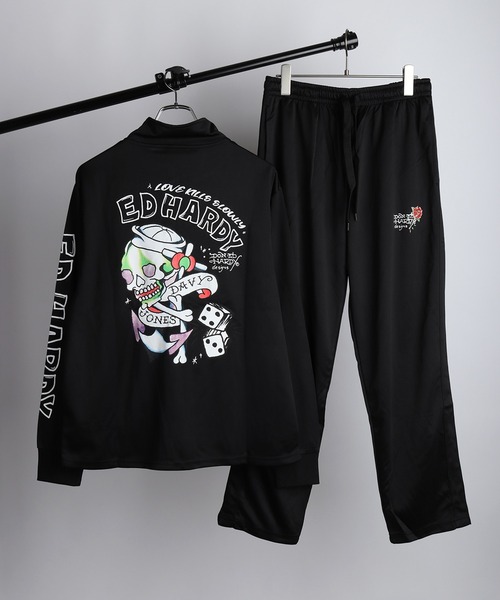 Ed Hardy（エド・ハーディー） ジャージ 長袖ジャージセットアップ