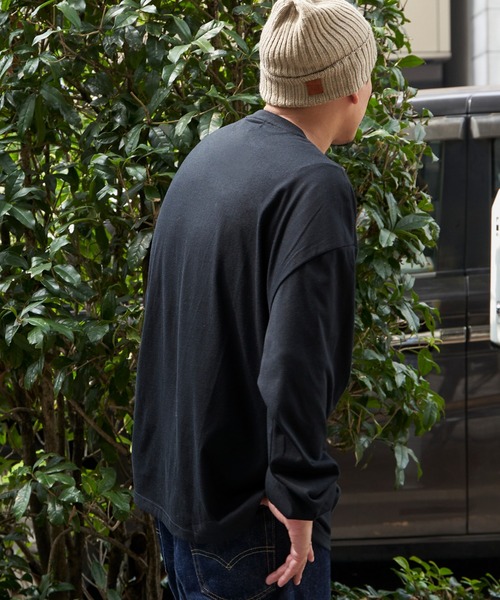 送料込★NAPAPIJRI★ロングスリーブTシャツ S-Telemark 1 SLY | HALF ZIP LOGO OVER トップス (Tシャツ・カットソー(長袖