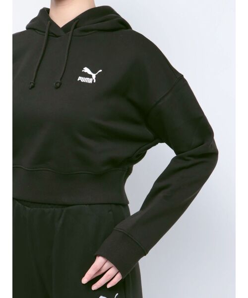 PUMA（プーマ） パーカー PUMA CLASSICSクロップドフーディトレーナー