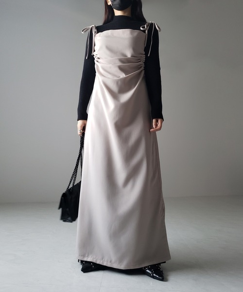 me+em select（ミームセレクト） ワンピース 「 3COLOR 」ショルダー