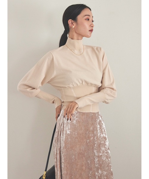 エルメス HERMES ロングスカート 5E0359DG スカート ヘリンボーン  