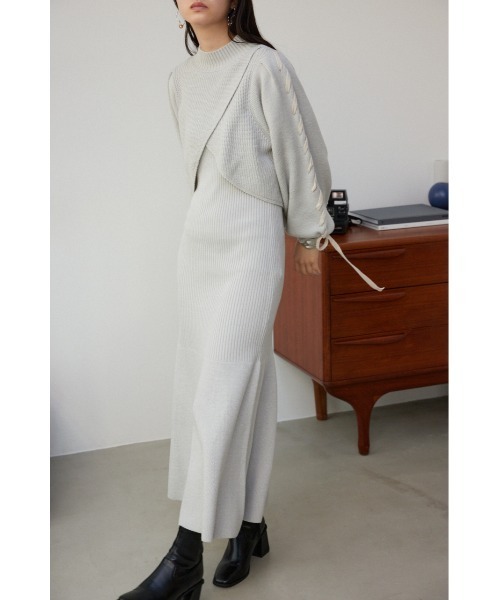 AZUL BY MOUSSY（アズールバイマウジー） ワンピース レースアップ