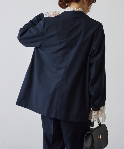 pual ce cin レディース ジャケット テーラードジャケット TRダブル