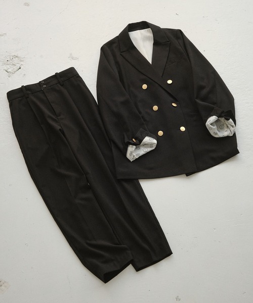 pual ce cin レディース ジャケット テーラードジャケット TRダブル