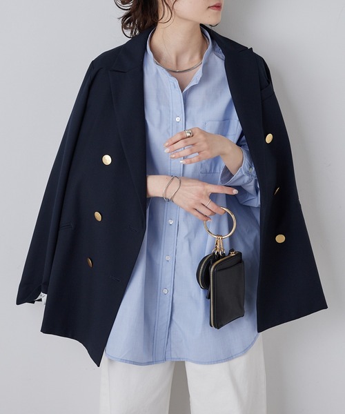 pual ce cin レディース ジャケット テーラードジャケット TRダブル