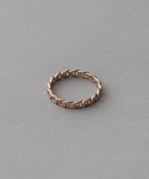 ete チェーンリング トーン］ K18RBG チェーン リング | ete bijoux (Women