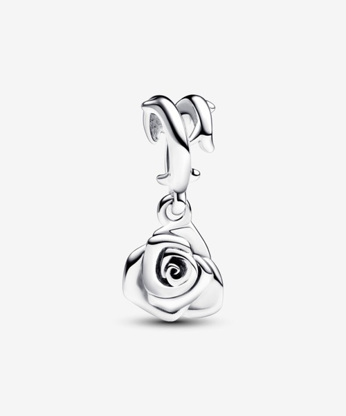 Pandora rose⭐チャーム PANDORA チャーム ローズ イン ブルーム ダングル レディース