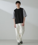 tシャツ 切り替えパターンTシャツ 半袖(セッ...の詳細画像3