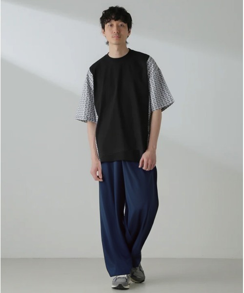 ツートーン切り替えTシャツ 半袖