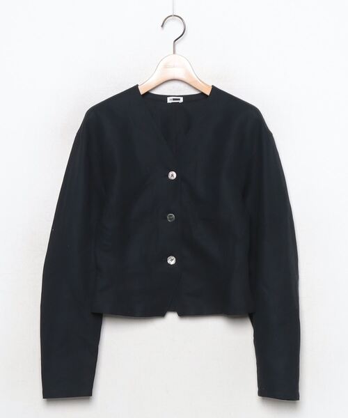 H BEAUTY&YOUTH UNITED ARROWS」 ノーカラージャケット S ブラック 