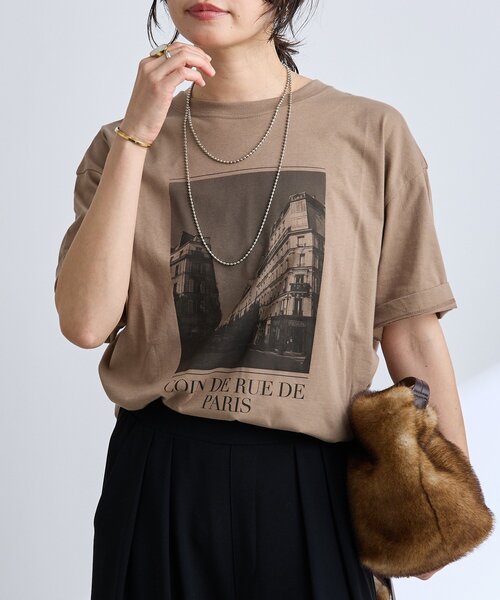 tシャツ 予約「新色追加・リバイバル」PARISフォトT レディース