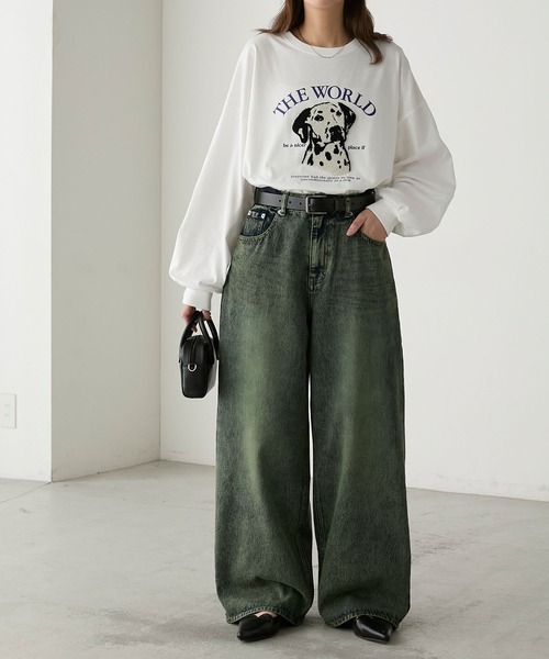BONLECILL ジーンズ デニム デニムパンツ ルーズシルエット BONLECILL ジーンズ デニム デニムパンツ ルーズシルエット