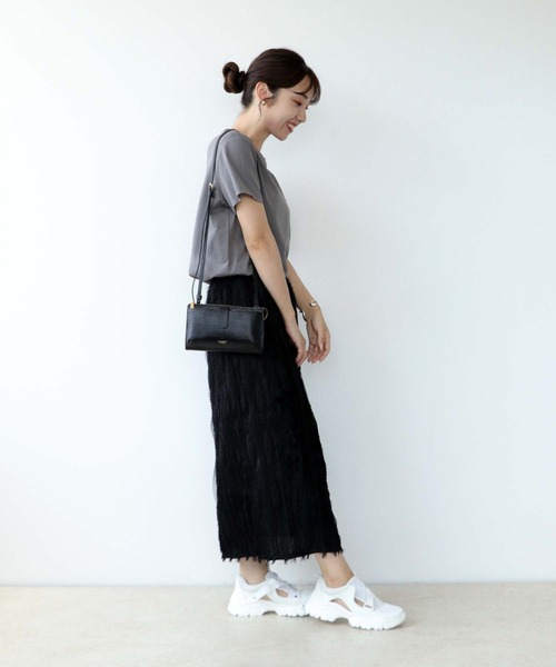 [DINT] SK9269 ジャガード スカート Jines スカート フリンジジャガードスカート : ZOZOTOWN Yahoo
