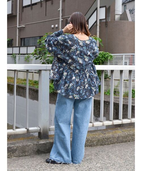 Ungrid（アングリッド） ブラウス シャツ スパンコール刺繍シャツ