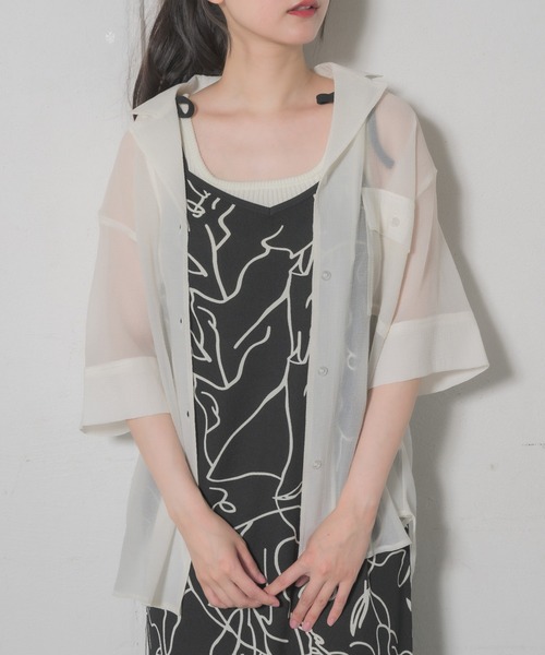 RETROGIRL ブラウス シャツ 開襟SH レディース : ZOZOTOWN Yahoo