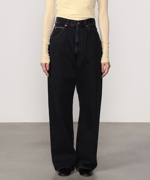 ジーンズ デニム デニムパンツ THE SHINZONE |「別注」HIGH WAIST DENIM BLACK WOMEN レディース_9