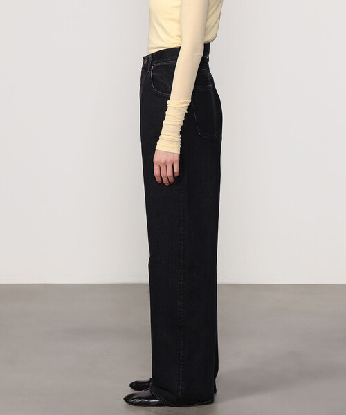 美品/THE SHINZONE 別注HIGH WAIST DENIM BLACK THE SHINZONE ジーンズ デニム デニムパンツ |「別注」HIGH