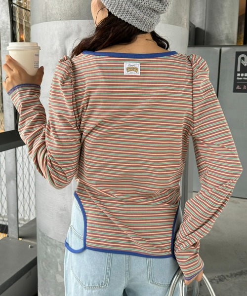 tシャツ 「HELLO.SANFRANCISCO」2WAYマルチボーダーTEE レディース HELLO.SANFRANCISCO tシャツ 「HELLO.SANFRANCISCO」2WAYマルチ