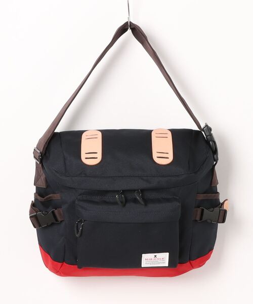 ショルダーバッグ 「MAKAVELIC」TRUCS MOTIVE SHOULDER BAG メンズ レディース