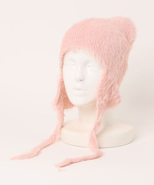 ALMO ニット帽 ニットキャップ 「LAMPOON」シャギーニットキャップ