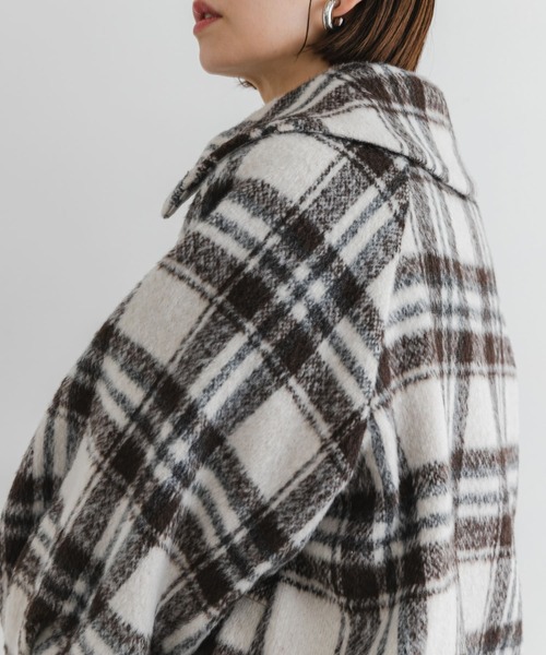 F by ROSSO（エフバイロッソ） コート アウター シャギーチェック