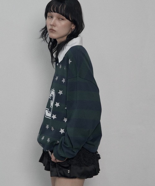 SETUPEXE ポロシャツ ポロ 「SETUP‐EXE」33 STAR STRIPE POLO