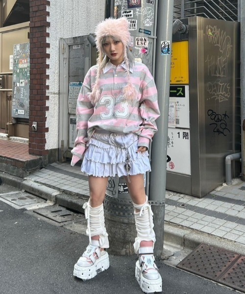 SETUPEXE ポロシャツ ポロ 「SETUP‐EXE」33 STAR STRIPE POLO