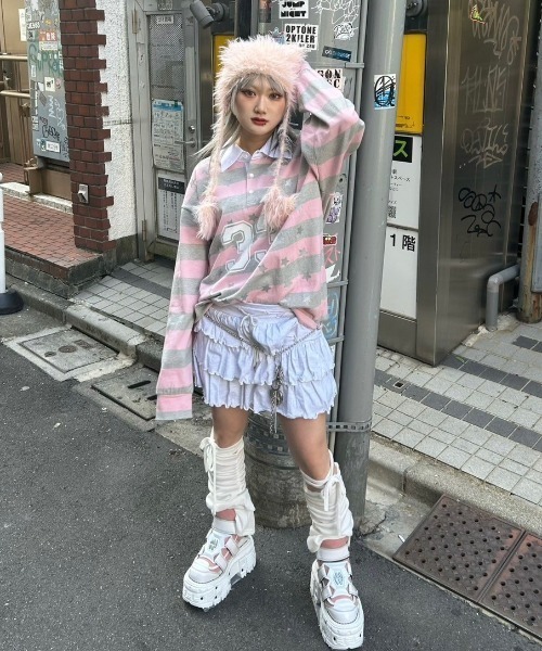 SETUPEXE ポロシャツ ポロ 「SETUP‐EXE」33 STAR STRIPE POLO
