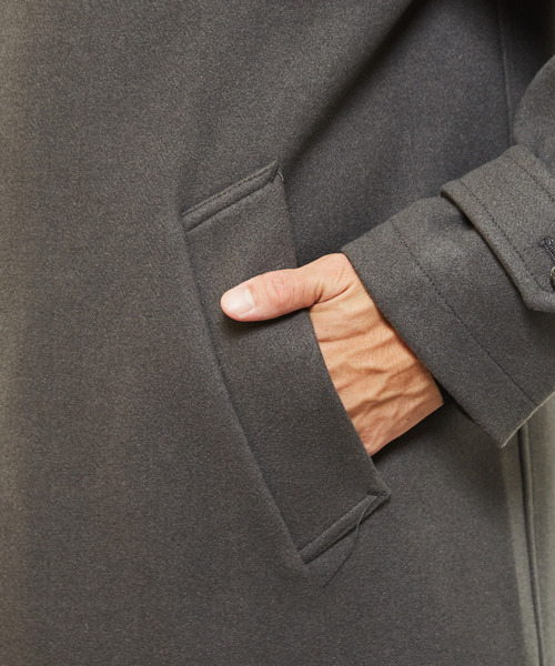 MEN'S MELROSE ステンカラーコート コート 「WEB限定」テックメルトン
