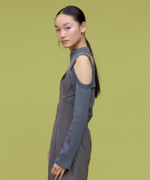 THINGS THAT MATTER tシャツ SHOULDER HOLE RIB TOPS / ショルダー 