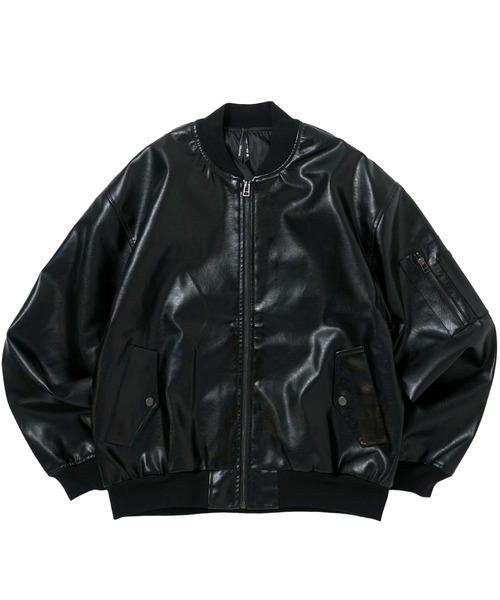 Starting Over ma1 ma-1 Vintage-like synthetic leather MA-1