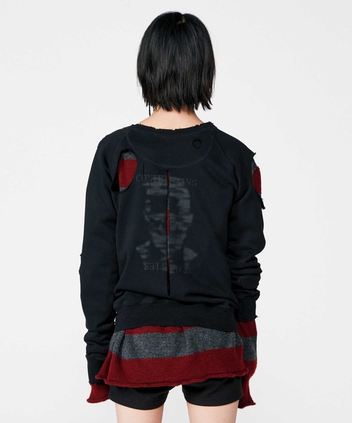 スウェット WORN OUT 2WAY SW レディース : 88140562 : ZOZOTOWN Yahoo 
