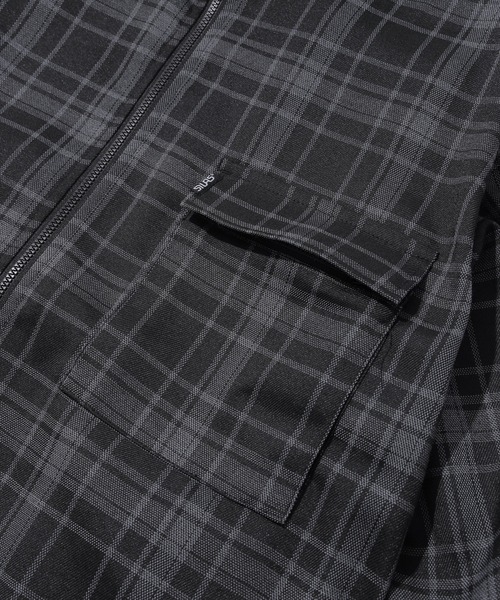 SILAS（サイラス） シャツ FULL ZIP PLAID SHIRT メンズ レディース