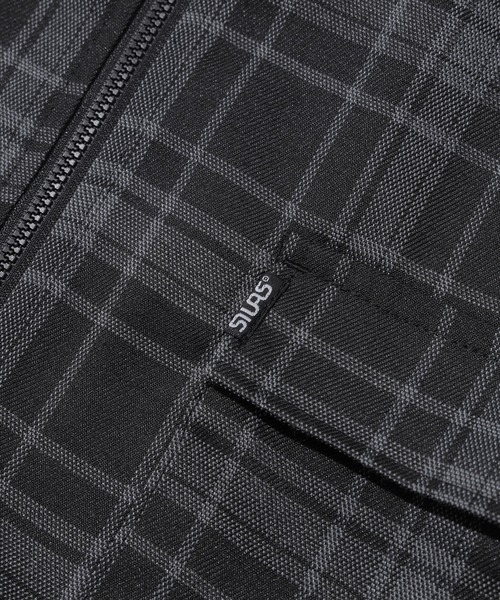 SILAS（サイラス） シャツ FULL ZIP PLAID SHIRT メンズ レディース