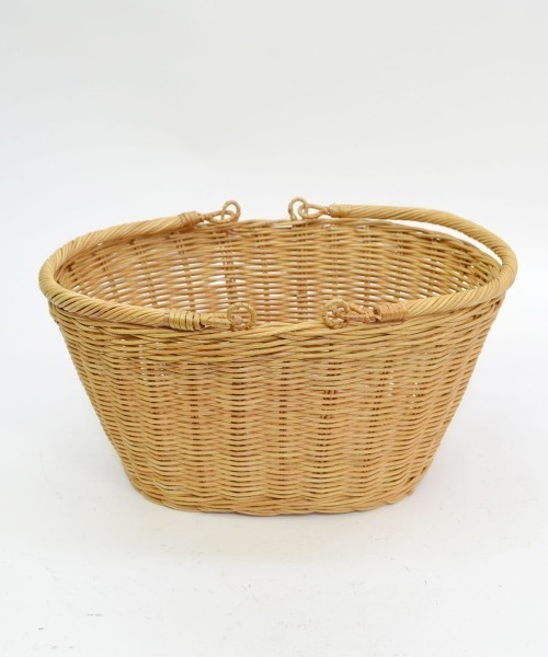 ラタンハウス かごバッグ カゴバッグ ラタンバスケット 持ち手可動式