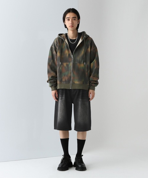HARE ジーンズ 「SET UP対応」ダメージデニムバギーショーツ