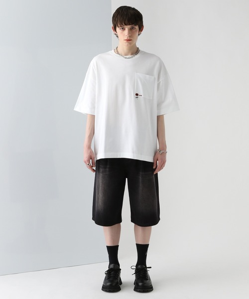 HARE(H-)のエバーリジッドデニムセットアップ HARE（ハレ）の「【SETUP対応】ショルダーZIPデニムブルゾン
