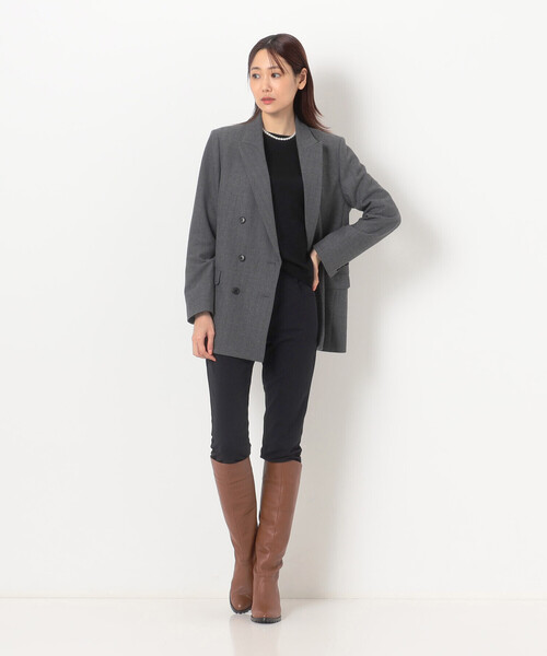 COMME CA（コムサ） パンツ メリルハイテンション裏起毛 スキニー