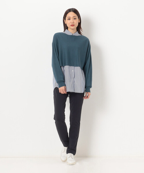 COMME CA（コムサ） パンツ メリルハイテンション裏起毛 スキニー