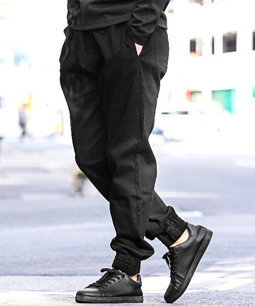 LUXSTYLE（ラグスタイル） ジーンズ ビッグサイズデニムジョガーパンツ