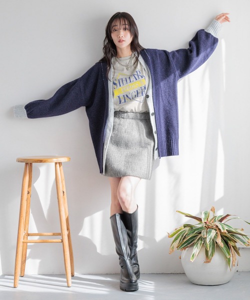 LOWRYS FARM tシャツ カコウプリントTLS291616 レディース