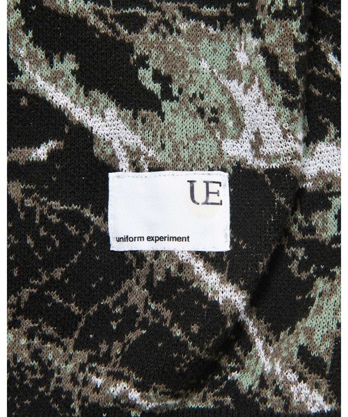 uniform experiment セーター ニット MARBLE JACQUARD KNIT メンズ