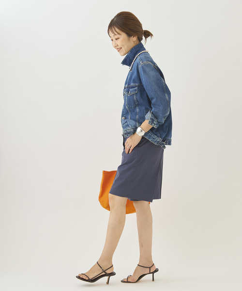 plage デニムジャケット 36 plage 「Plage」 デニムジャケット 36 ネイビー レディース