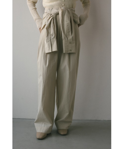 STYLEMIXER パンツ シャツベルトパンツ レディース : ZOZOTOWN Yahoo