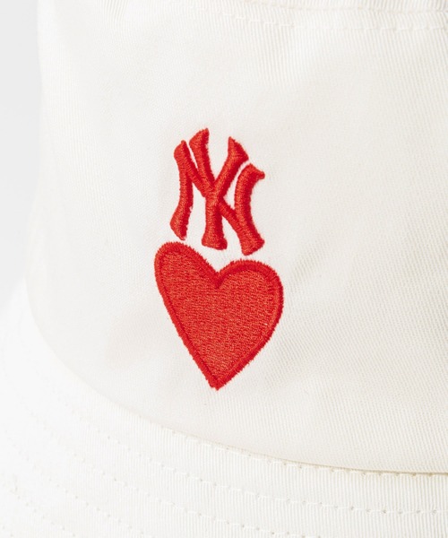 MLB Korea 帽子 ハット 「日本未発売」MLB KOREA Heart Bucket Hat