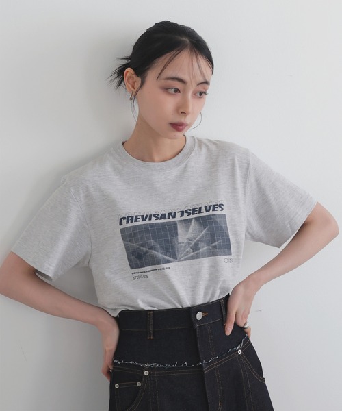 LIAN tシャツ ロゴプリントcrevisT レディース メンズ