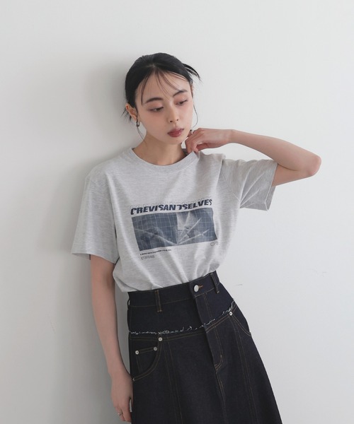 LIAN tシャツ ロゴプリントcrevisT レディース メンズ