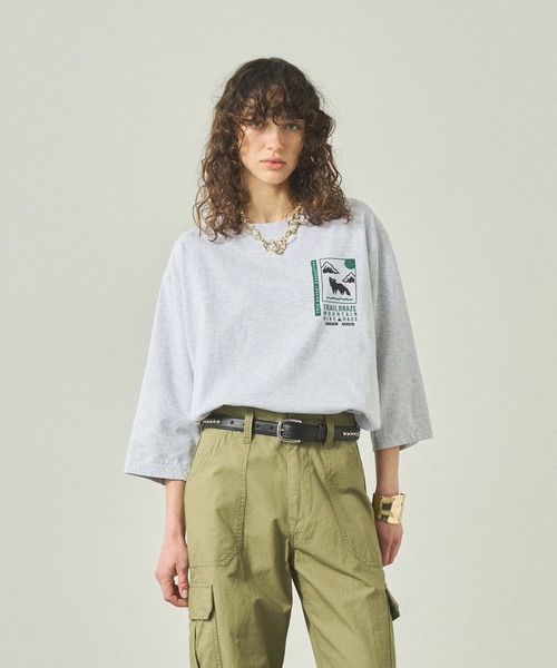 tシャツ 「KHA:KI / カーキ」 7TH TEE -TRAILBRAZE- 7TH TEE -TRAILBRAZE- レディース