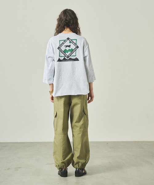 tシャツ 「KHA:KI / カーキ」 7TH TEE -TRAILBRAZE- 7TH TEE -TRAILBRAZE- レディース